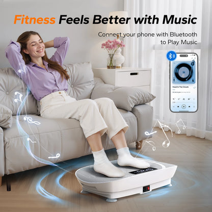 Vibration Plate Exercise Machine Whole Body Workout Power Vibrate Fitness Platform Vibration Plate Weight Loss & Shaping