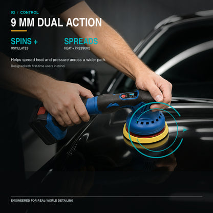 Gloss Boss Max™ 21V Cordless Dual-Action Polisher Kit Verono