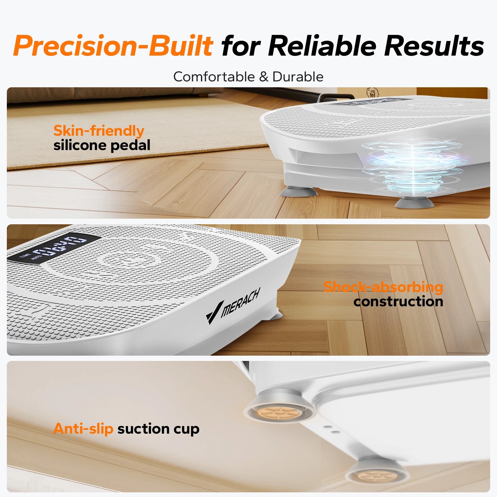 Vibration Plate Exercise Machine Whole Body Workout Power Vibrate Fitness Platform Vibration Plate Weight Loss & Shaping