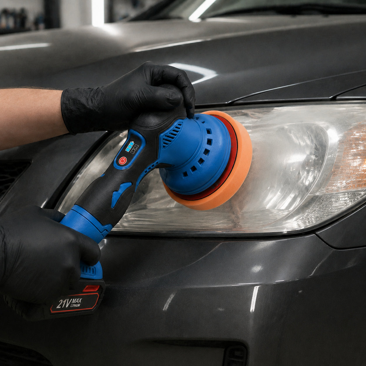 Gloss Boss Max™ 21V Cordless Dual-Action Polisher Kit Verono