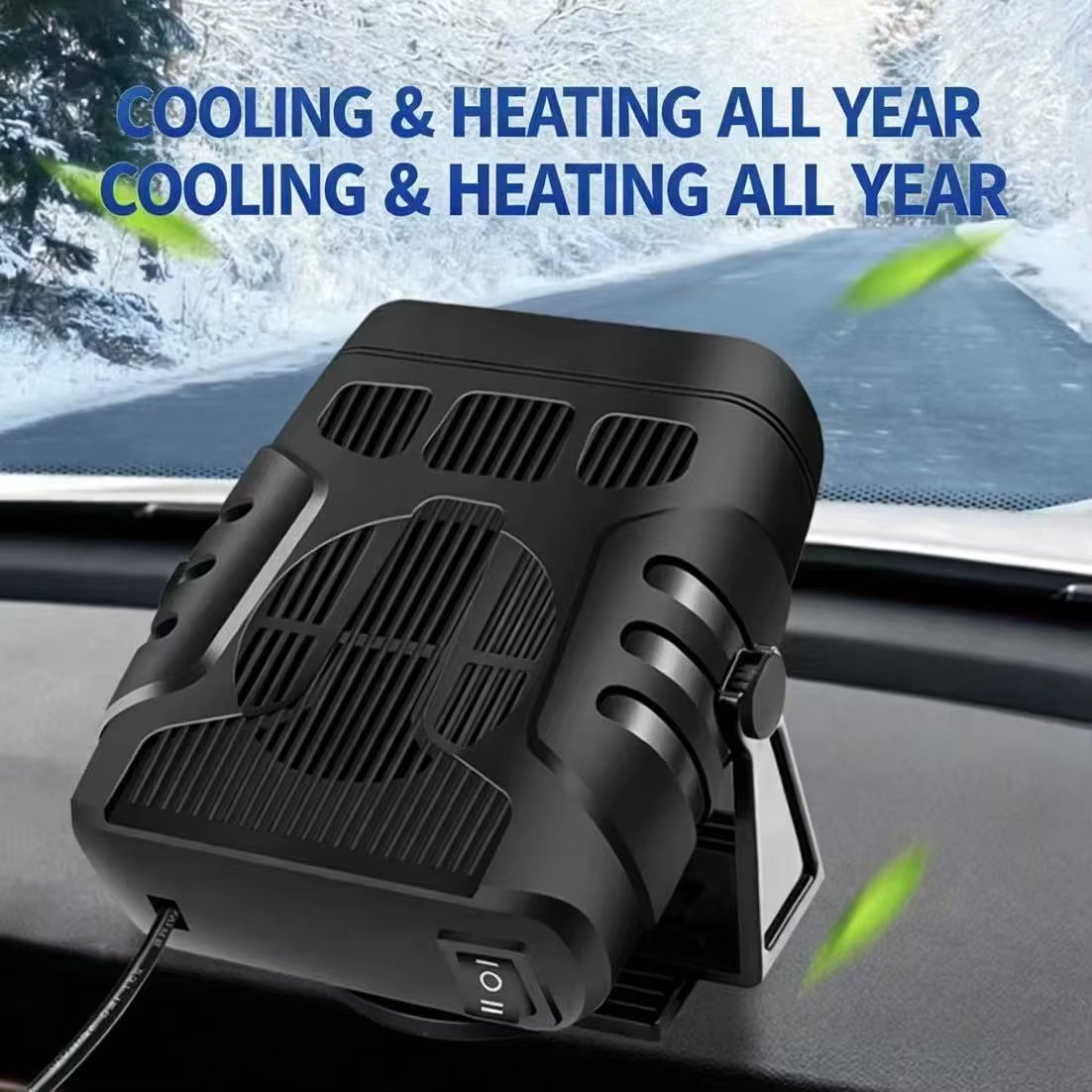 DashHeat™ 12V Plug-in Car Heater & Fan