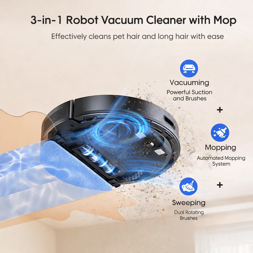Lubluelu L20 Max™ Self-Emptying Robot Vacuum & Mop