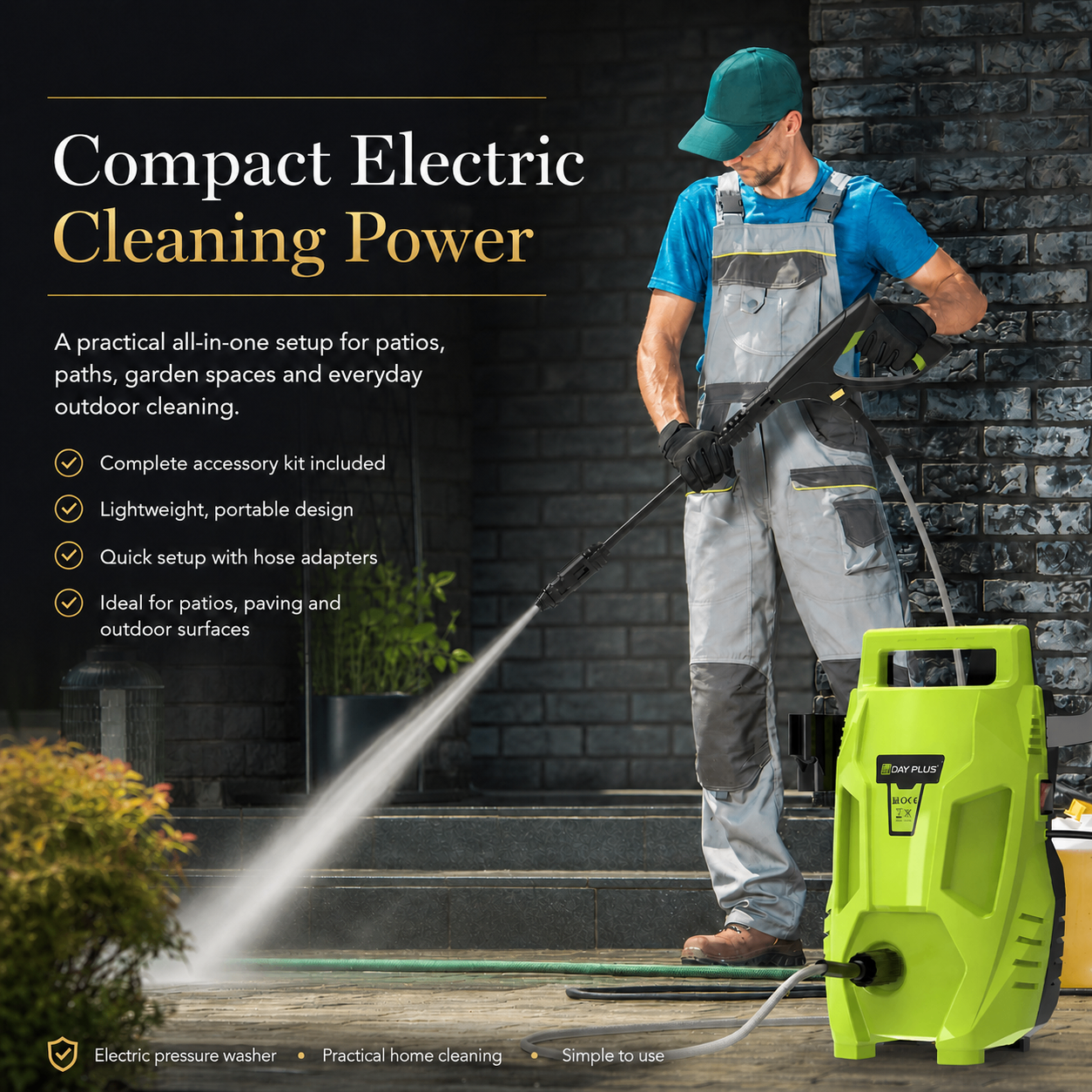 HydroJet™ Max Electric Pressure Washer