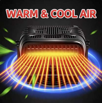 DashHeat™ 12V Plug-in Car Heater & Fan