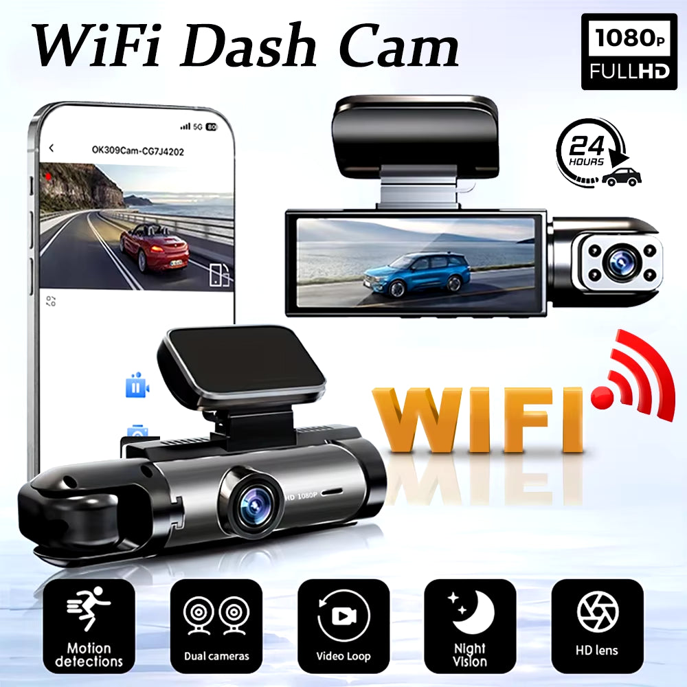 VisionX Dual Lens Smart Dash Cam™