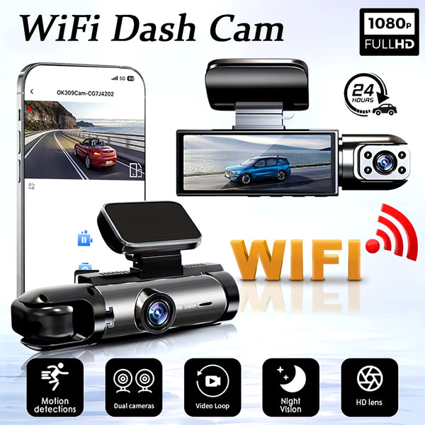 VisionX Dual Lens Smart Dash Cam™
