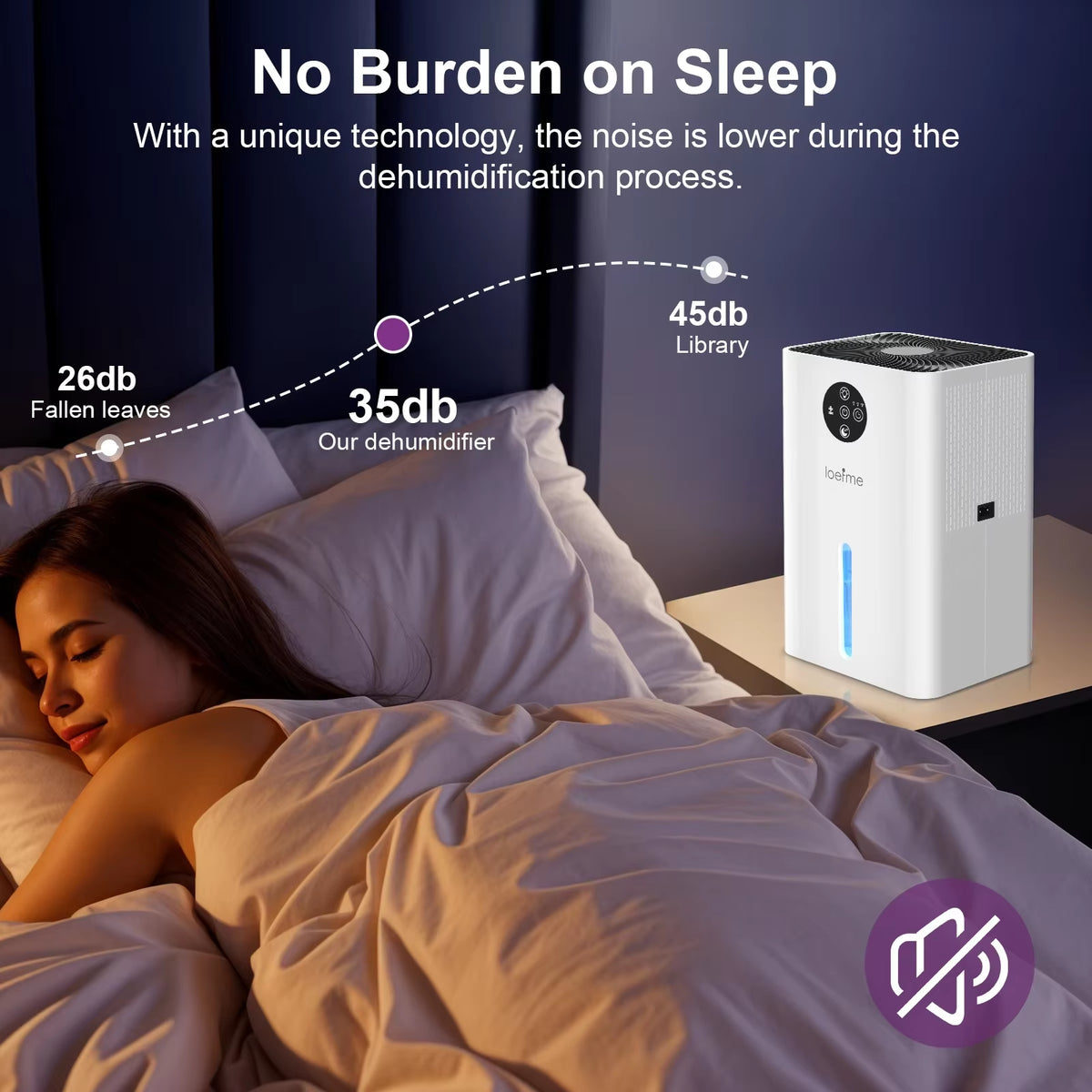DryPal™ 1.8L Electric Dehumidifier for Bedroom & Bathroom
