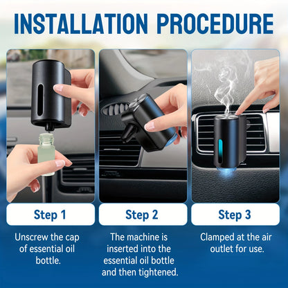 DriveScent™ Rechargeable Car Diffuser with 3 Scents