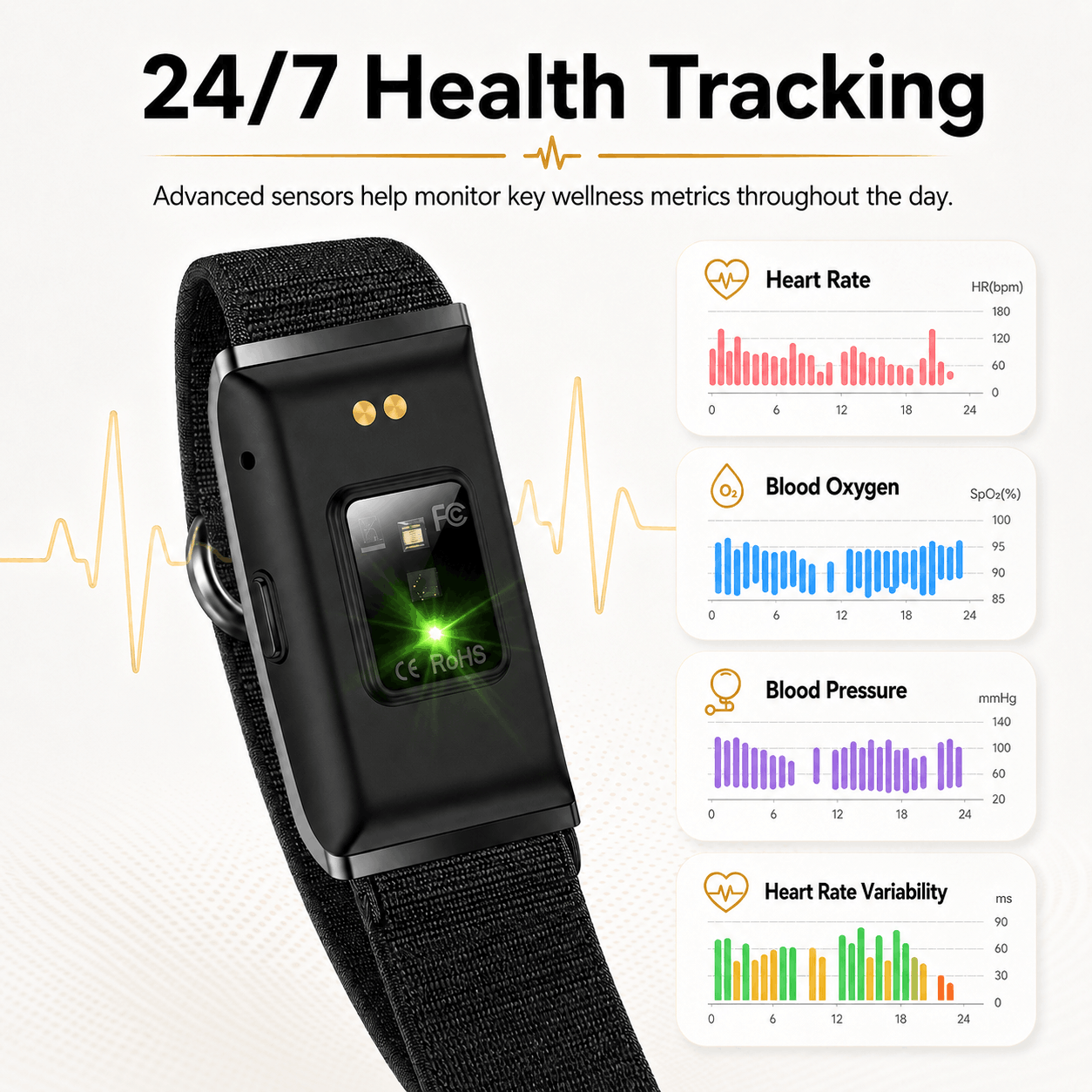 VitalTrack™ Screenless Wellness Band