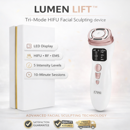 LUMEN Lift™ Mini HIFU – Tri-Mode Facial Sculpting Device