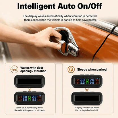 TyreSense™ Solar Tyre Pressure Monitor (TPMS) Verono