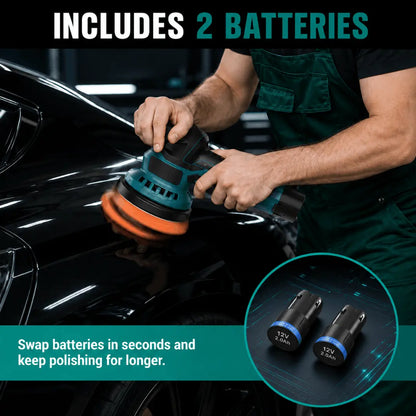 Gloss Boss™ Cordless Car Polisher & Buffer Kit Verono