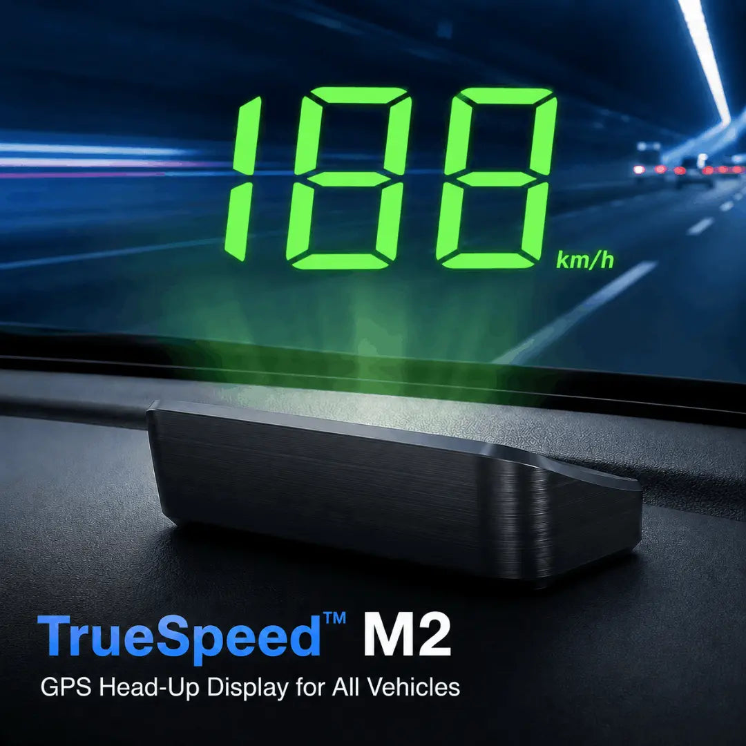 TrueSpeed™ M2 GPS Head-Up Display for All Vehicles Verono