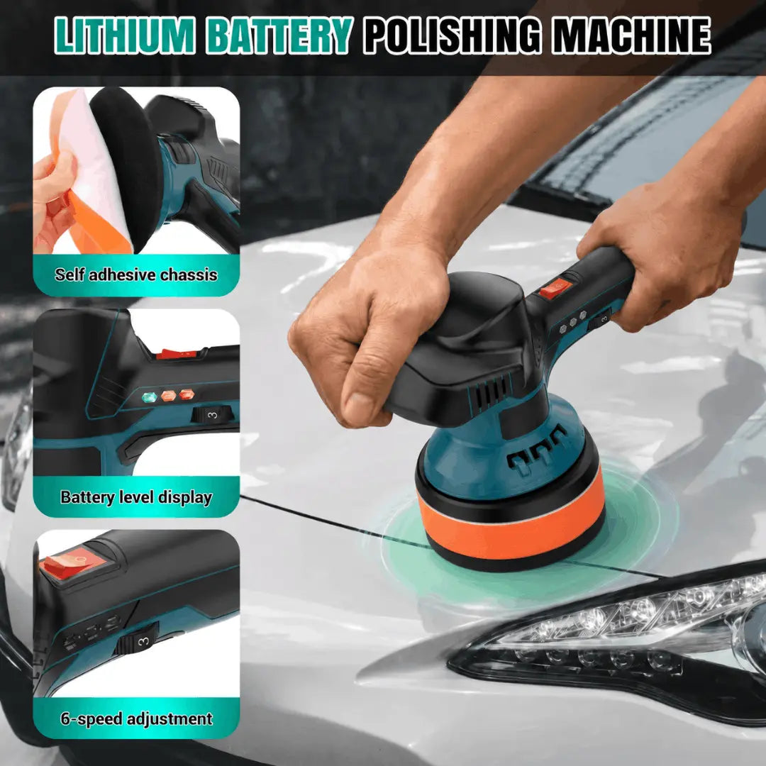 Gloss Boss™ Cordless Car Polisher & Buffer Kit Verono