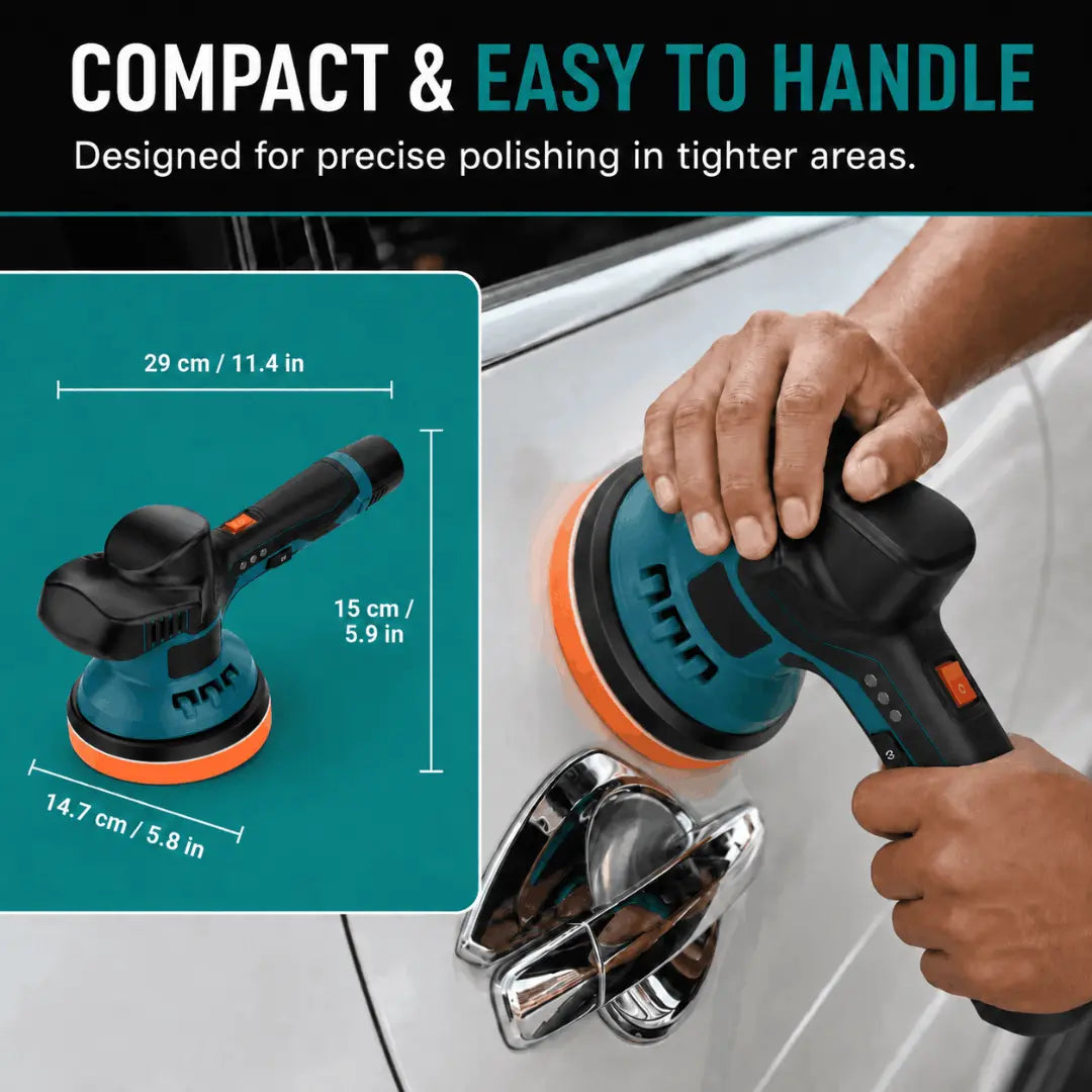 Gloss Boss™ Cordless Car Polisher & Buffer Kit Verono
