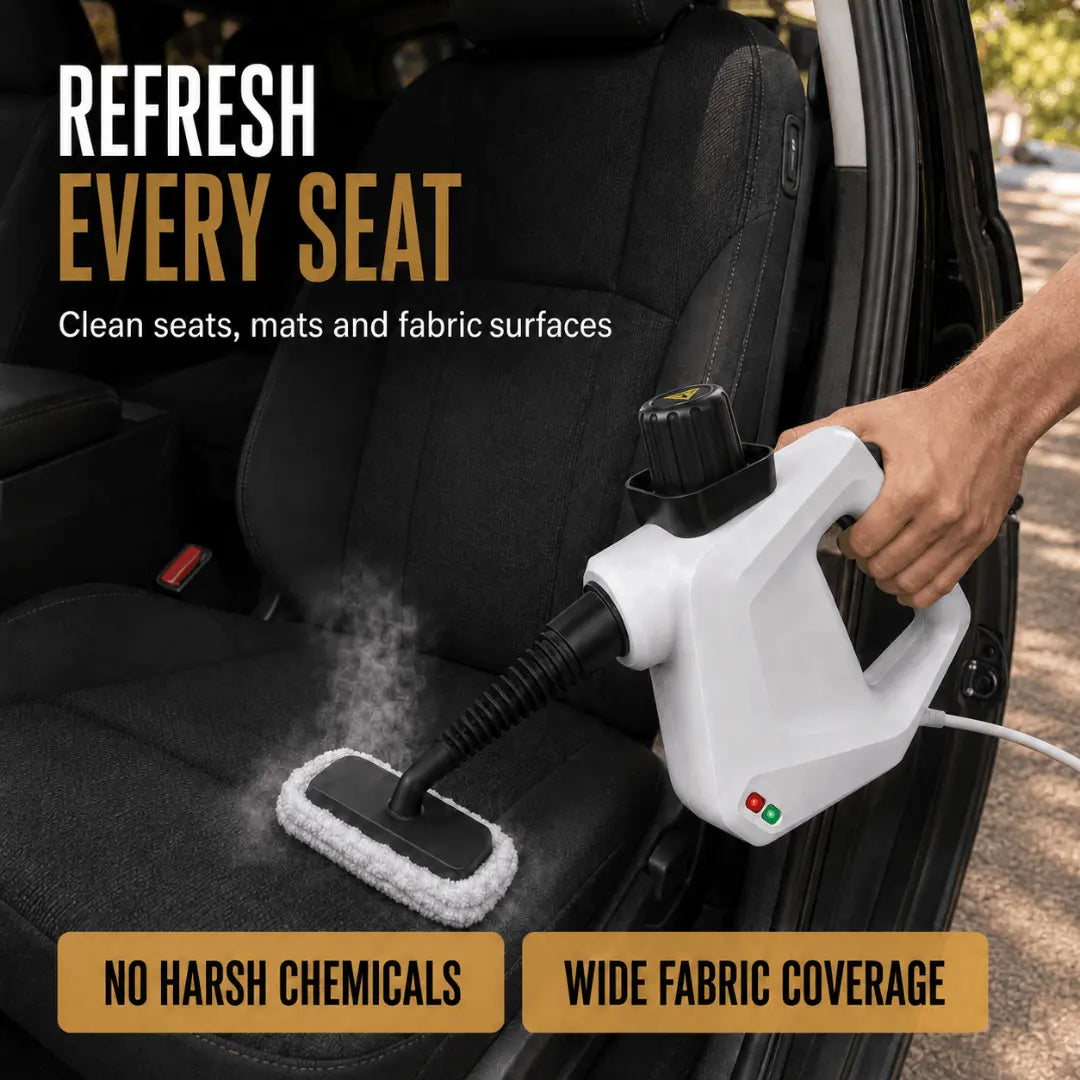 SteamJet™ Handheld Steam Cleaner for Car & Home Verono