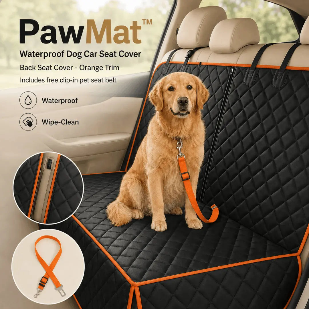 PawMat™ Waterproof Dog Car Seat Cover Verono