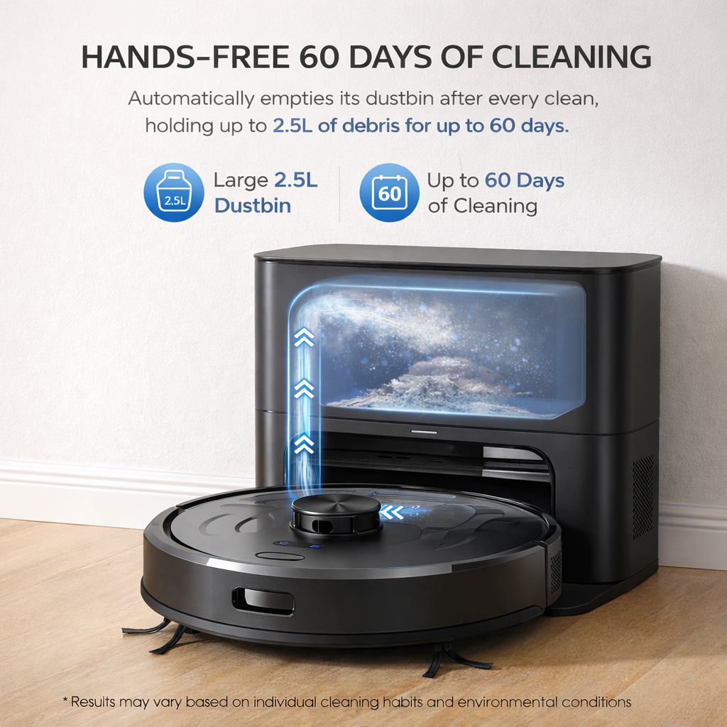 Lubluelu L20 Max™ Self-Emptying Robot Vacuum & Mop