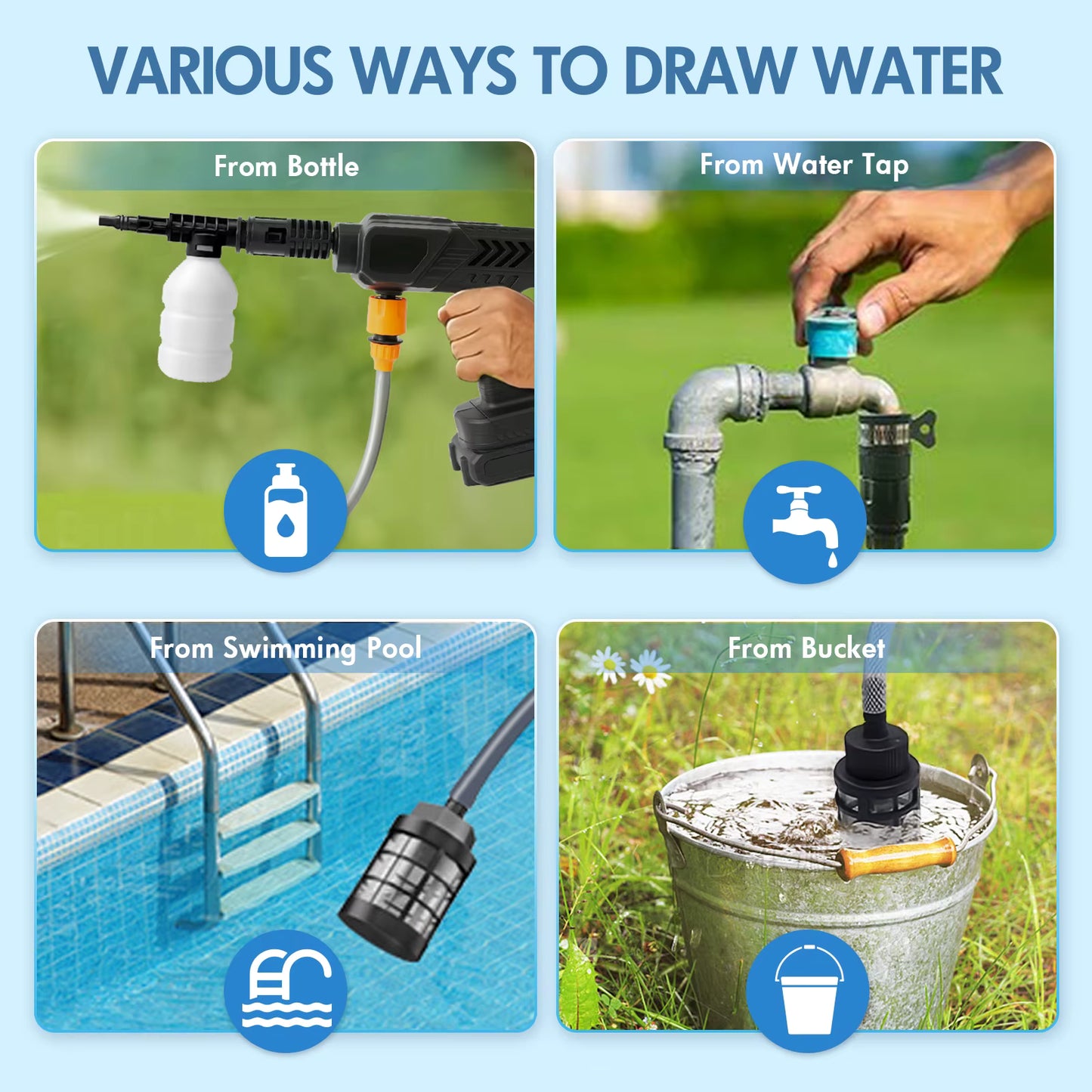 HydroJet™ Pro 6-in-1 Cordless Pressure Washer