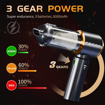 CENRR Cordless Mini Car Vacuum Cleaner™