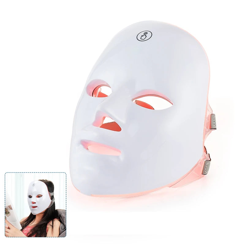 DermaGlow™ 7-Color Light Therapy Rejuvenation Mask
