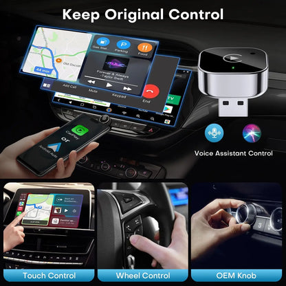SmartDrive USB Wireless Carplay Adapter 2025