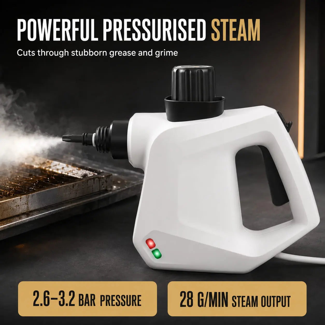 SteamJet™ Handheld Steam Cleaner for Car & Home Verono