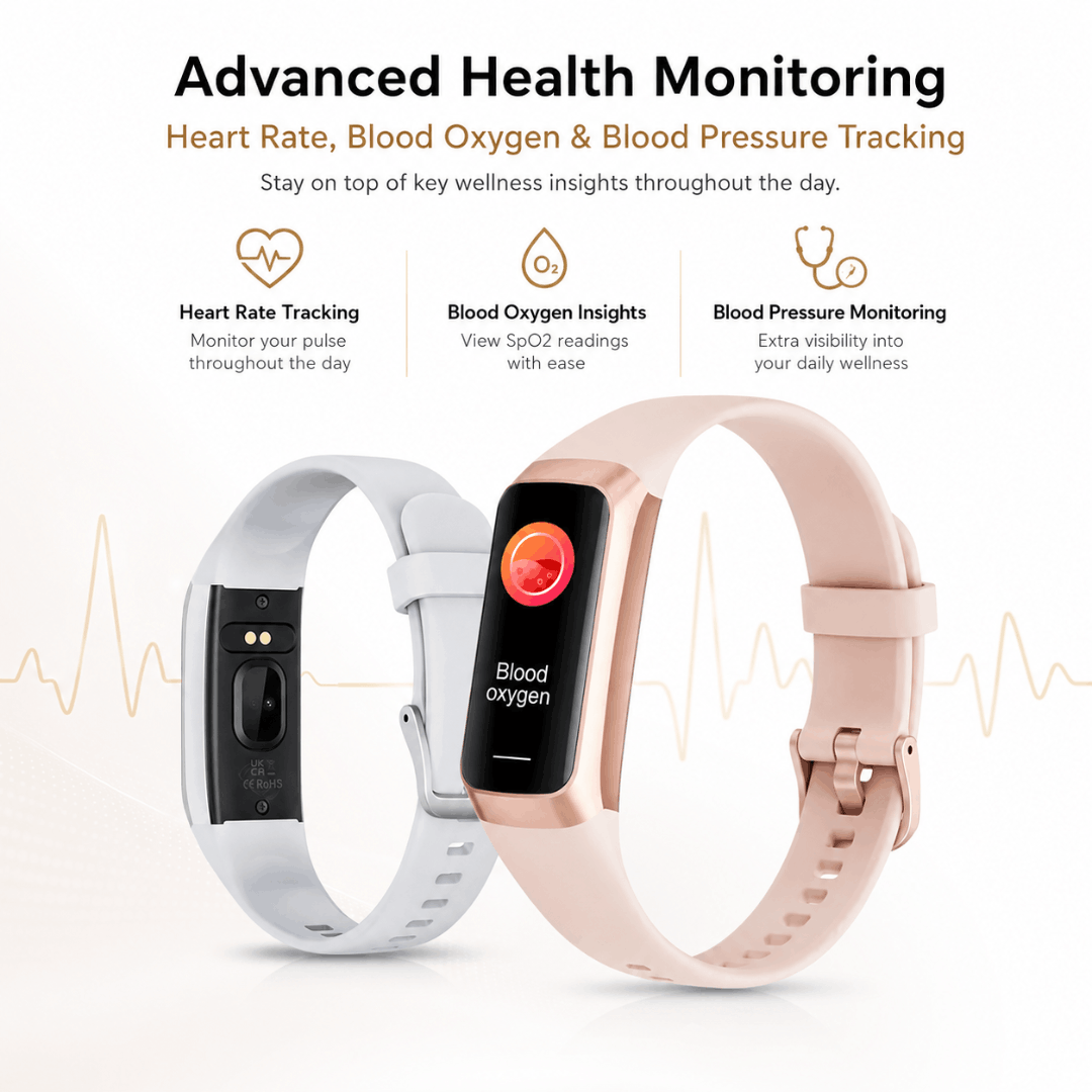 VitalTrack™ AMOLED Fitness Band