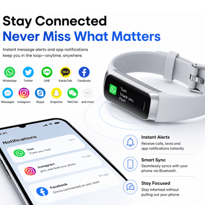 VitalTrack™ AMOLED Fitness Band