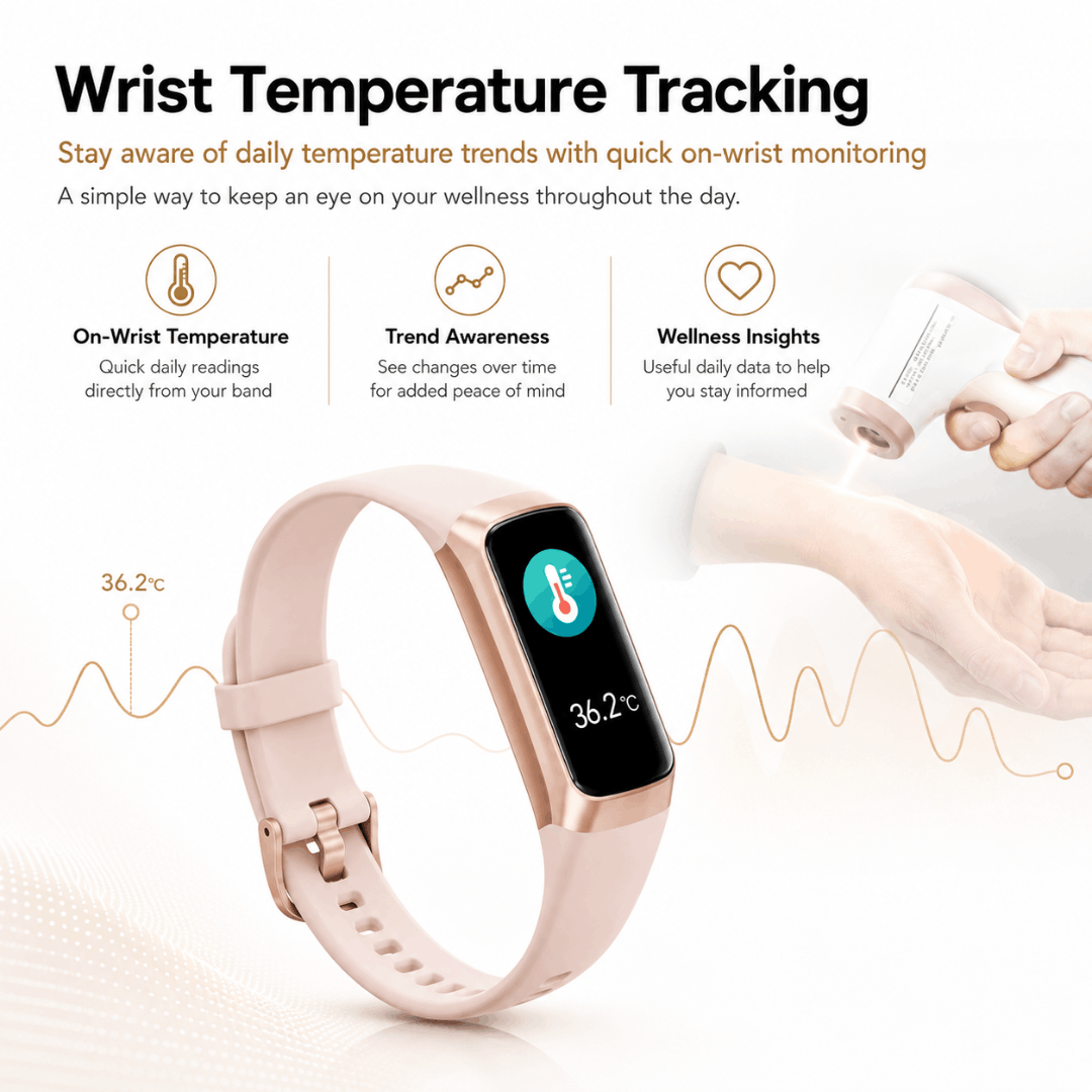 VitalTrack™ AMOLED Fitness Band