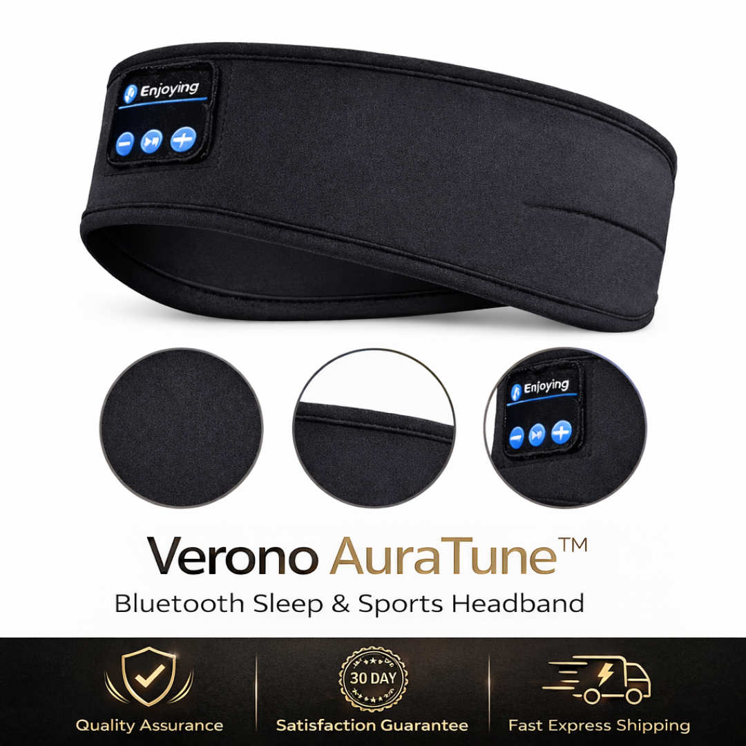Verono AuraTune™ Bluetooth Sleep & Sports Headband