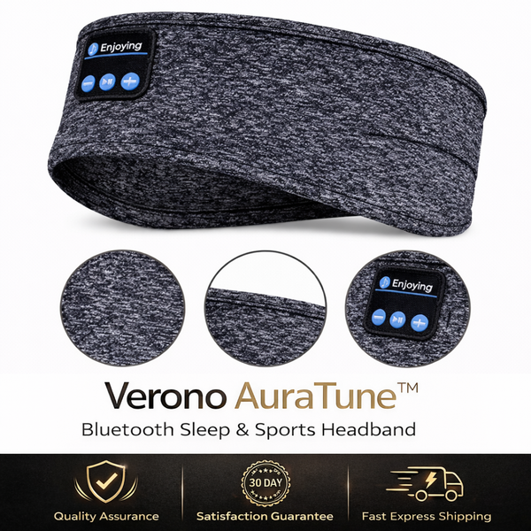 Verono AuraTune™ Bluetooth Sleep & Sports Headband