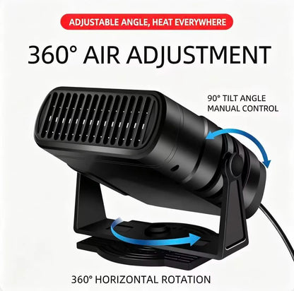 DashHeat™ 12V Plug-in Car Heater & Fan