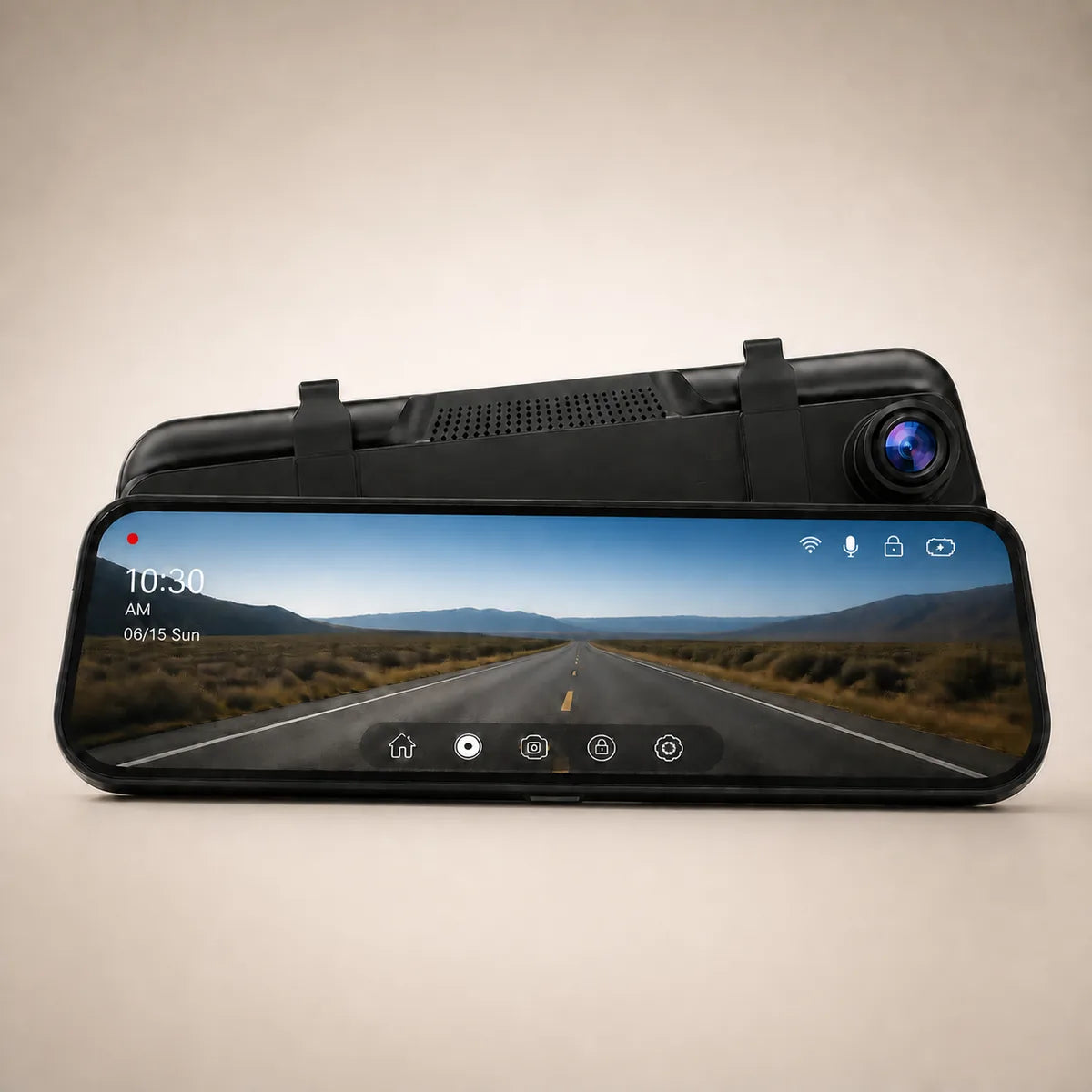 TOTNG SafeDrive™ 10" Touch Screen Mirror Dash Cam (Optional Rear Camera)